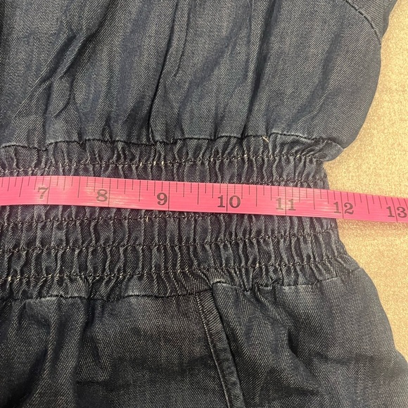 ❤️2/$50❤️[M] Gap "Kitts" tie-back blue denim dress- NWOT - Picture 8 of 9
